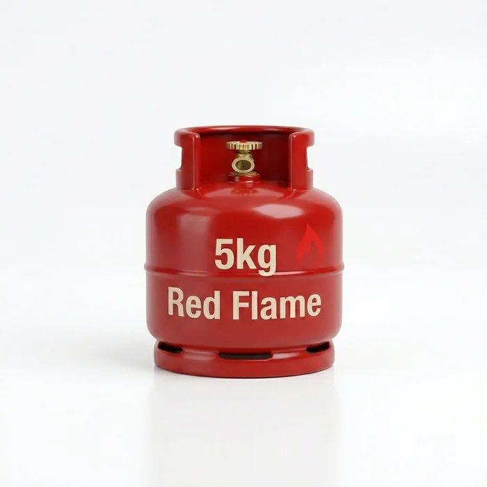 5 kg LPG gas cylinder refill Pinelands, free same-day delivery from Red Flame Gas Supplier Woodstock
